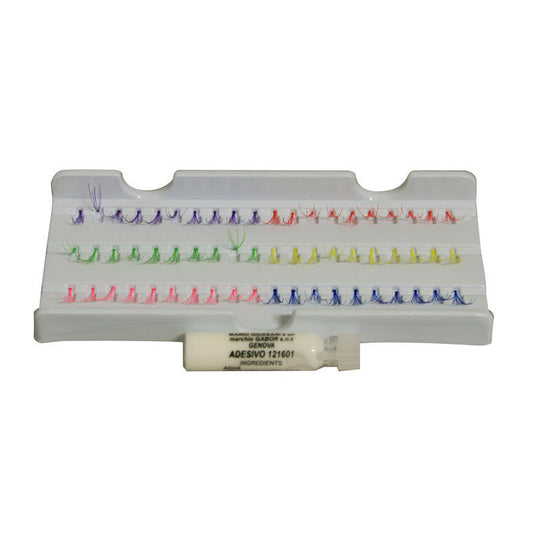 Ciglia ciuffetti XL 12 Rainbow Giussani