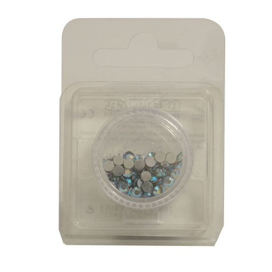 Glitzer Steine Pietrine Aquamarine 2,5 gr ca. 100 pz