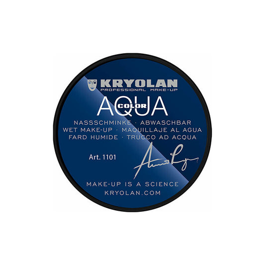 AQUA COLOR Deep Black MAT 8 ml Kryolan