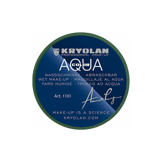 AQUA COLOR MAT Verde Scuro 512 Kryolan 8 ml new