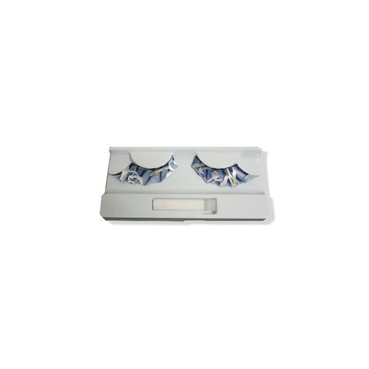 Ciglia Wimpern Spider Argento+Colla Eulenspiegel