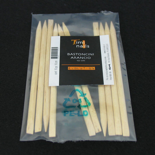 Bastoncini Arancio Timi Nails 10 cm conf. 10 pezzi