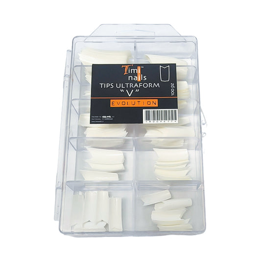 Timi Nails Ultraform tip “V” 100 pz