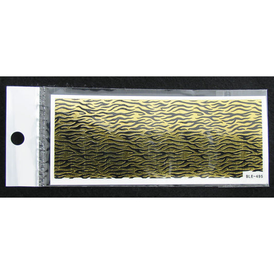 3D Nail Sticker striscia cod. BLE-495