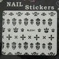 Nail Sticker BLE341 Nero