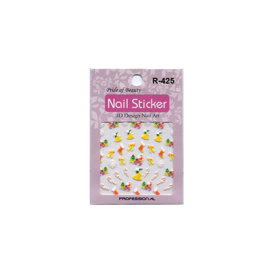 Nail Sticker 3D R-425