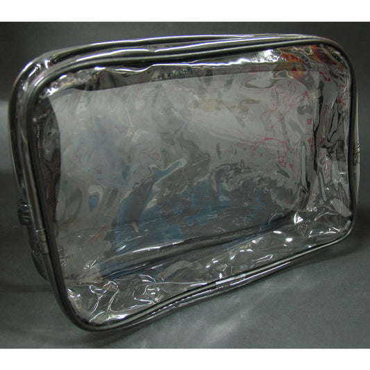 Astuccio rettangolare trasparente bordo nero 6000274-02