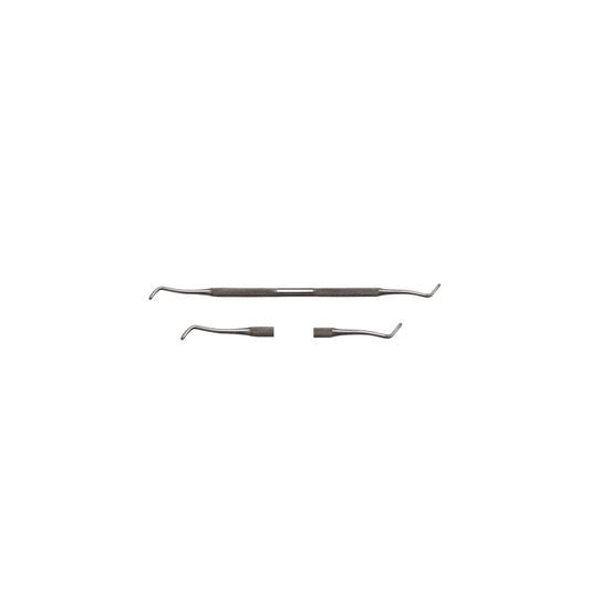 Attrezzino inox doppio pulisci unghie 803006 Wictor