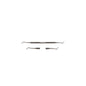 Attrezzino inox professionale doppio pulisci unghie 803006 Wictor