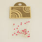 Brillantino quadrato rosa scuroNatural Collection bustina