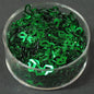 Decori ultrasottili cuori traforati verde MY vasetto