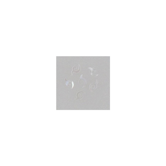Decori per unghie in madreperla cediglia bianco LP vasetto