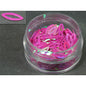 Decori ultrasottili occhio traforato rosa scuro