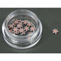 Decoro motivo asterisco 3D marrone scuro LP cod. 7036