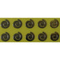 Decoro Nail Art spirale colore argento LP