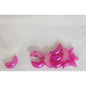 Decoro per unghie mezzaluna bombate fucsia