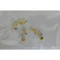 Decoro per unghie roselline 3D mini giallo chiaro