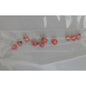 Decoro per unghie roselline 3D mini rosa scuro