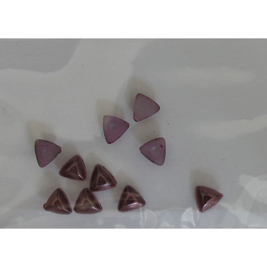 Decoro per unghie triangoli bombati bronzo
