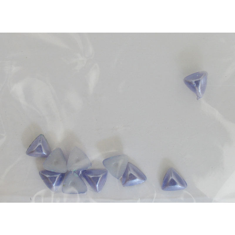 Decoro per unghie triangoli bombati lilla