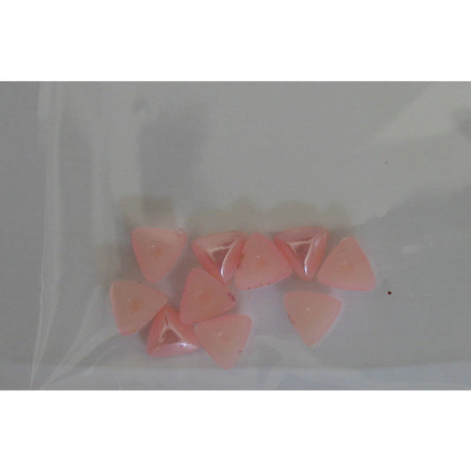 Decoro per unghie triangoli bombati rosa antico