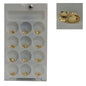 Decoro unghie Beauty nail Conchiglia Grande Oro ASN1