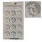 Decoro unghie Beauty nail Croce Argento Lucido Lunga ASN21