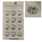 Decoro unghie Beauty nail Croce Argento Satinato ASN17