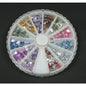 Kit ruota 600 brillantini decoro unghie cuori SBox-10
