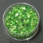 Decori ultrasottili stelle verde MY vasetto