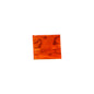 Striscia decoro madreperla 4x3,5 cm arancio