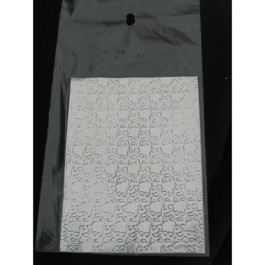 Sfoglia decoro per nail art argentata cod. QS_2996