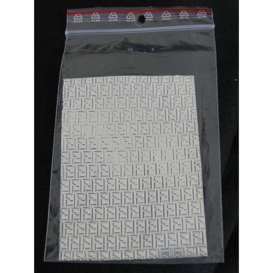Sfoglia decoro per nail art argentata cod. QS_3002