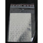 Sfoglia decoro per nail art argentata cod. QS_3003