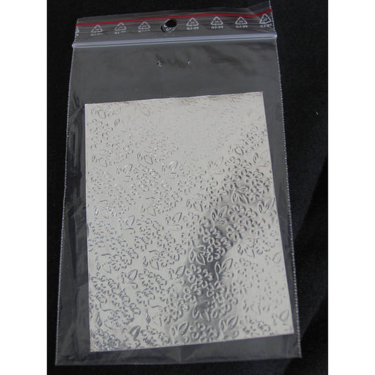 Sfoglia decoro per nail art argentata cod. QS_3008