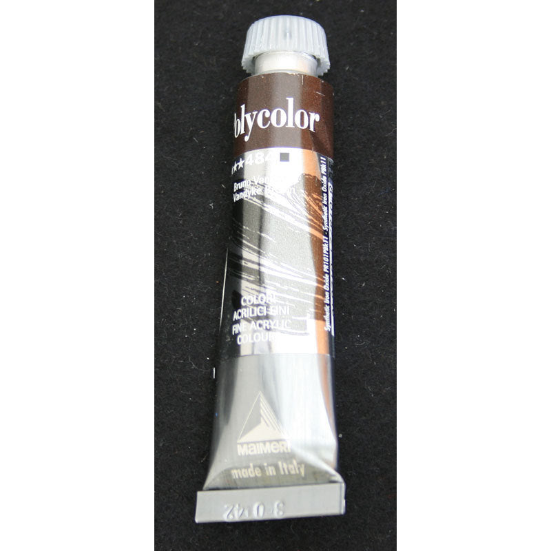 Colore micropittura Polycolor n. 484 Bruno 20 ml