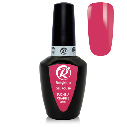 Gel Polish 109 Fuchsia Charme Roby Nails 8 ml