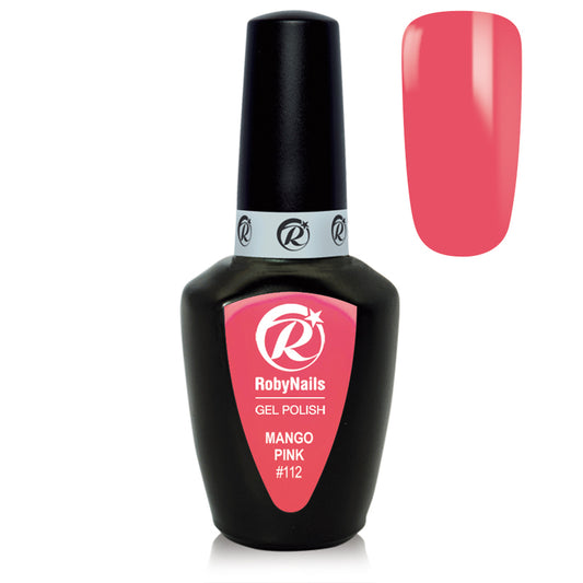 Gel Polish 112 Mango Pink Roby Nails 8 ml