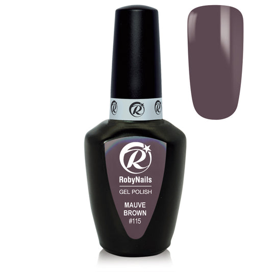 Gel Polish 115 Mauve Brown RobyNails 8 ml