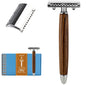 Rasoio di sicurezza Wood Manico Zebrano Testina Gentile PC Fatip 42133