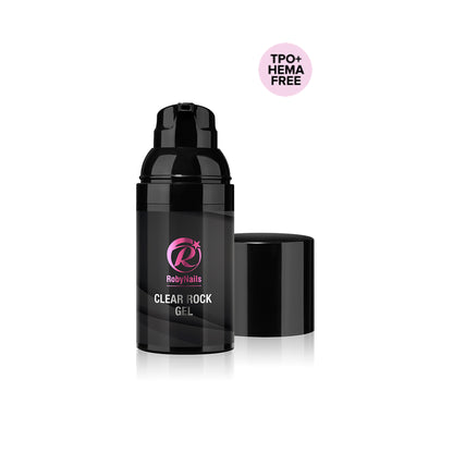 Gel per Unghie Clear Rock 30 ml Roby Nails conf. Nera