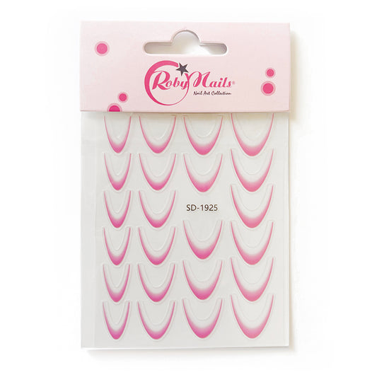 Adesivi French Sticker Pink 23 pz Robynails