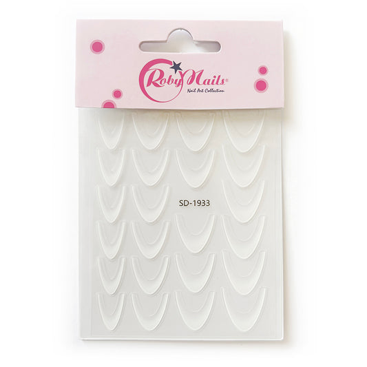 Adesivi French Sticker White 23 pz Robynails