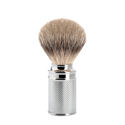 Pennello da Barba in Tasso Manico Zigrinato Cromato Muhle 091 M 89