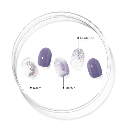 Smalto gel adesivo 60 % prepolimerazzito OHORA Lilla N Goblin Moon