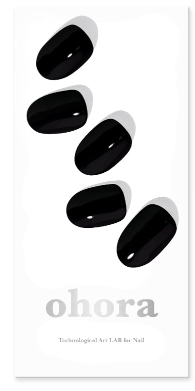 Smalto gel adesivo 60 % prepolimerazzito OHORA Nero N Onyx
